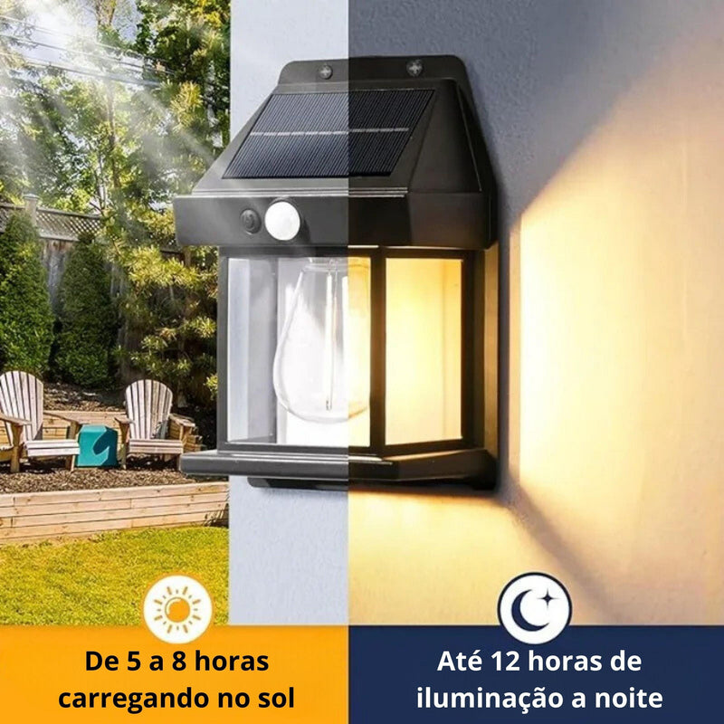 Luminária Solar Automática - Solar Plus - Flash Trends