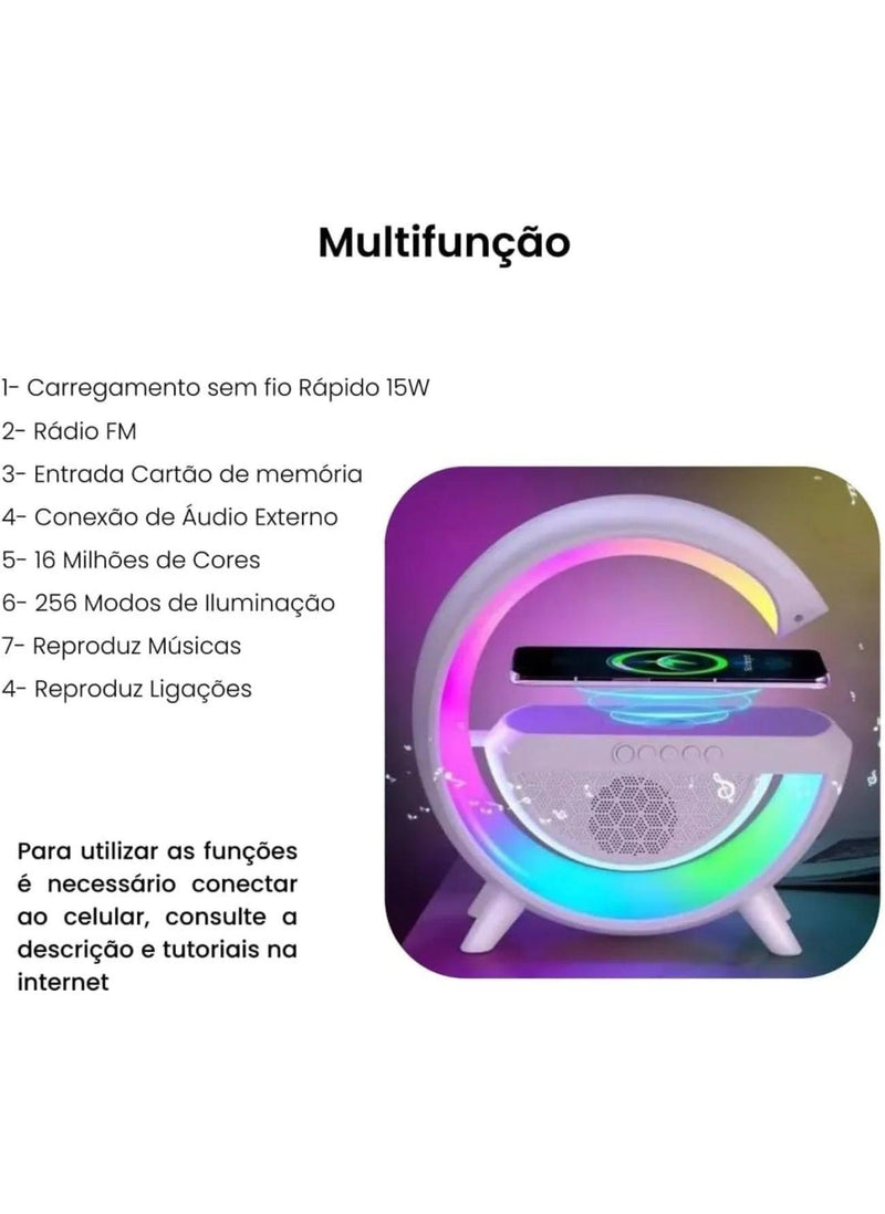 Luminária Multifuncional G-Speaker - Flash Trends